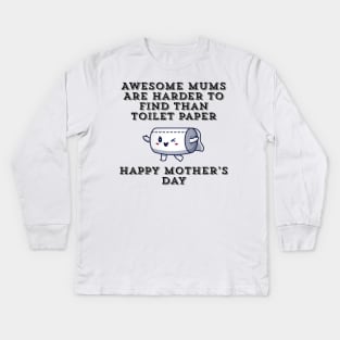 Happy Mother’s Day - Awesome Mum Kids Long Sleeve T-Shirt